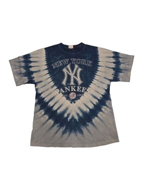 Y2k Majestic New York Yankees Tie Dye Shirt